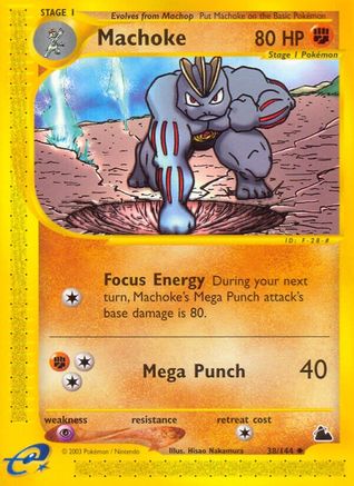 Machoke Skyridge - Uncommon