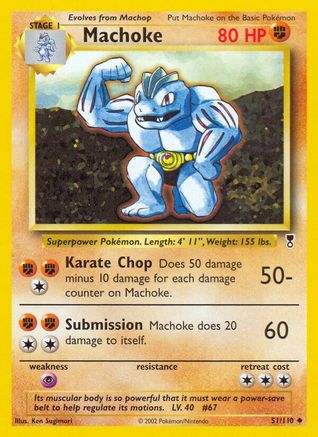 Machoke - Reverse Holofoil Legendary Collection - Uncommon