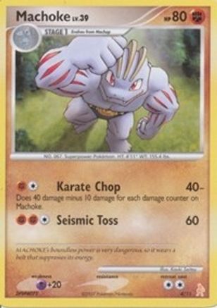 Machoke DP Trainer Kit Manaphy & Lucario - Common
