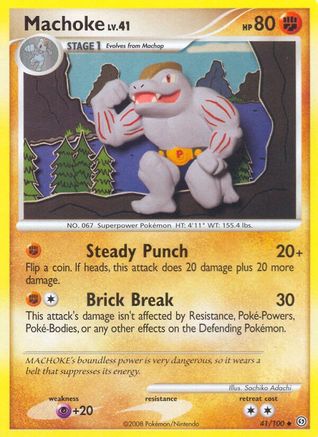 Machoke - Reverse Holofoil Stormfront - Uncommon