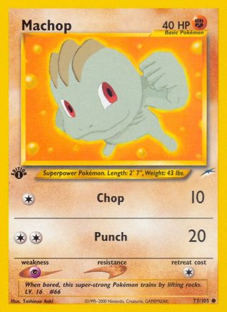 Machop 073 - Unlimited Neo Destiny - Common