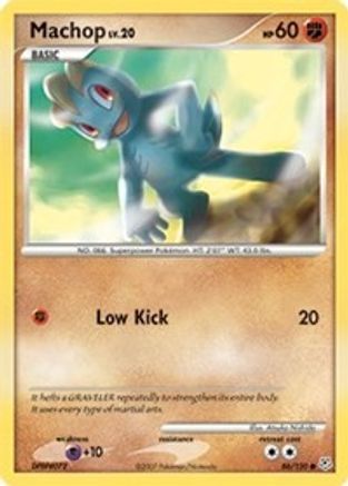 Machop Diamond and Pearl - Common