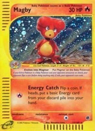 Magby (17) - Reverse Holofoil Expedition - Holo Rare