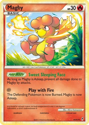 Magby - Reverse Holofoil Call of Legends - Uncommon