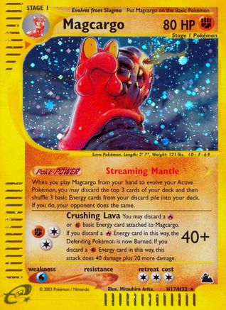 Magcargo (H17) - Holofoil Skyridge - Holo Rare