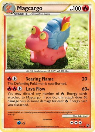 Magcargo - Reverse Holofoil Undaunted - Holo Rare