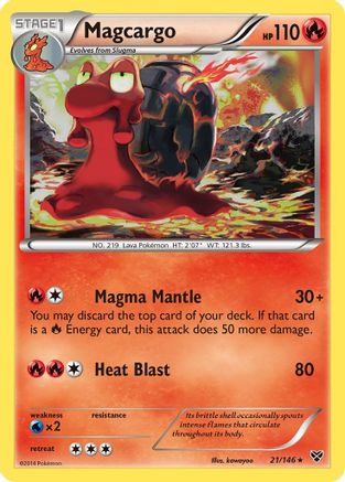 Magcargo - Reverse Holofoil XY Base Set - Rare