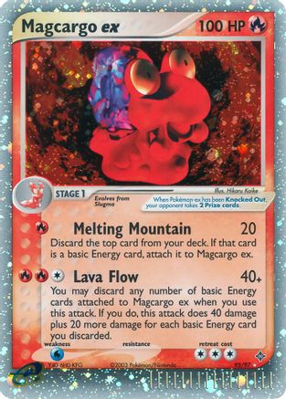 Magcargo ex - Holofoil Dragon - Ultra Rare