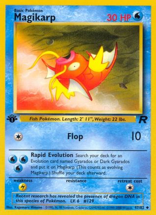 Magikarp 047 - 1st Edition Team Rocket - Uncommon