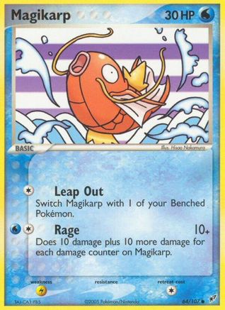 Magikarp 064 - Reverse Holofoil Deoxys - Common
