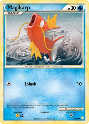 Magikarp 072 - Reverse Holofoil HeartGold SoulSilver - Common