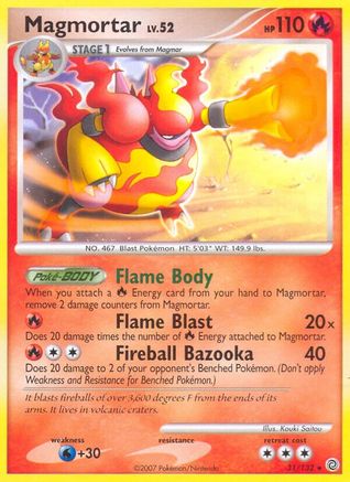 Magmortar - Reverse Holofoil Secret Wonders - Rare