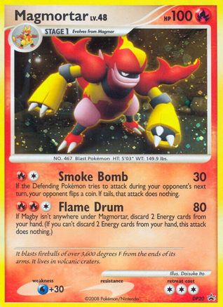 Magmortar - DP20 - Holofoil Diamond and Pearl Promos - Promo