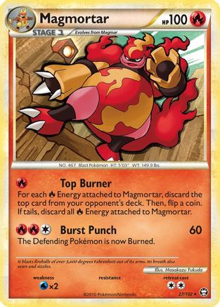 Magmortar - Reverse Holofoil Triumphant - Rare