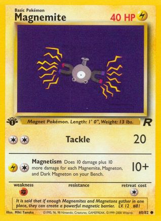 Magnemite 060 - Unlimited Team Rocket - Common