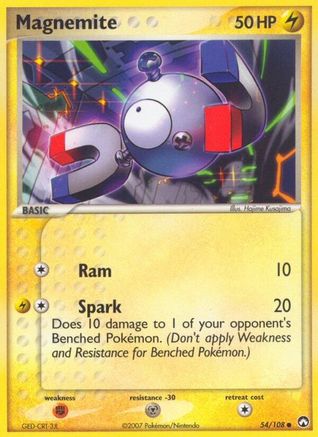 Magnemite - Reverse Holofoil Power Keepers - Common