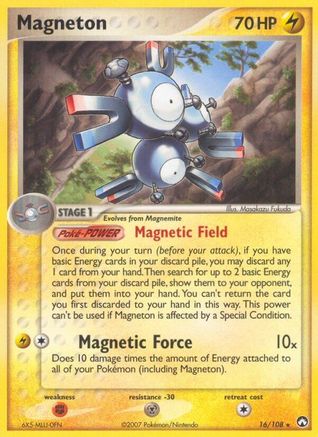 Magneton - Reverse Holofoil Power Keepers - Rare
