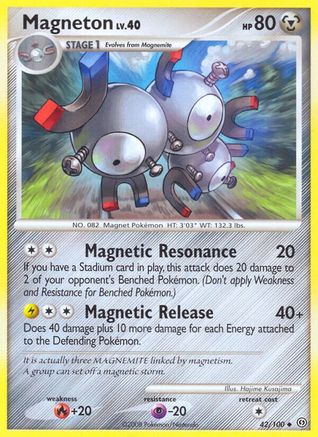 Magneton (42) - Reverse Holofoil Stormfront - Uncommon
