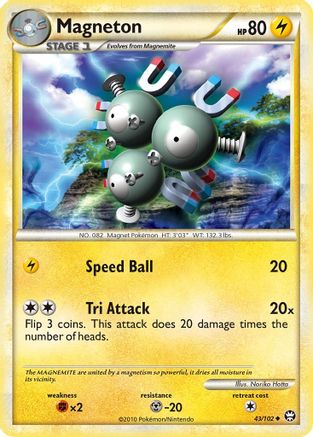 Magneton - Reverse Holofoil Triumphant - Uncommon