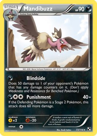 Mandibuzz Black and White - Rare