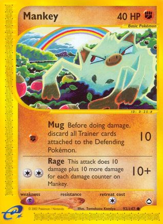 Mankey Aquapolis - Common
