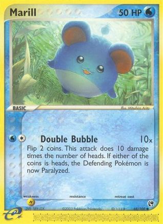 Marill 068 - Reverse Holofoil Sandstorm - Common