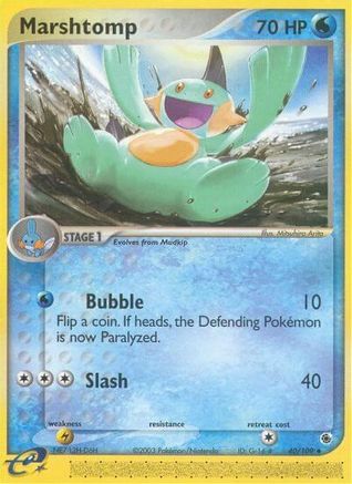 Marshtomp 040/109 Ruby and Sapphire - Uncommon