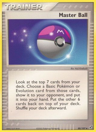Master Ball - Reverse Holofoil Deoxys - Uncommon