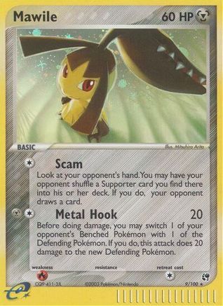 Mawile/100 - Holofoil Sandstorm - Holo Rare