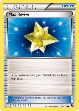 Max Revive 120 - Reverse Holofoil XY Base Set - Uncommon