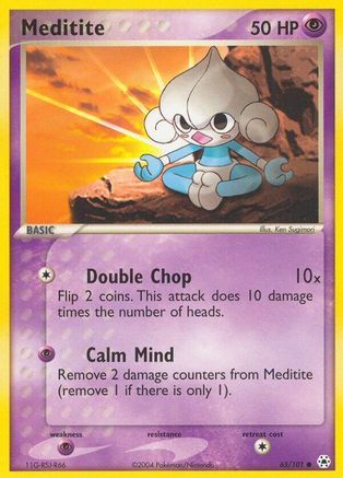 Meditite - 65/101/101 Hidden Legends - Common