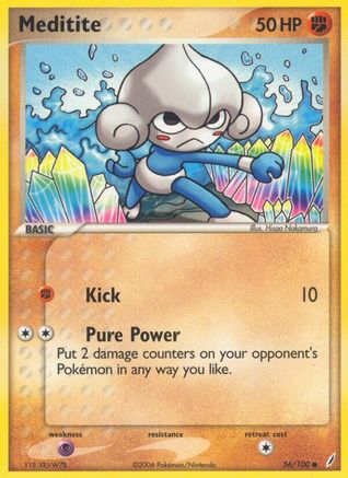 Meditite 056 - Reverse Holofoil Crystal Guardians - Common