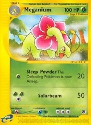 Meganium (53) - Reverse Holofoil Expedition - Rare