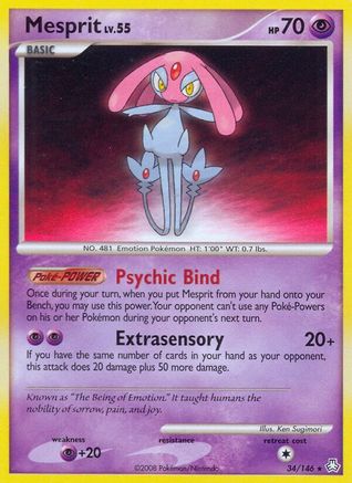 Mesprit 034 Legends Awakened - Rare
