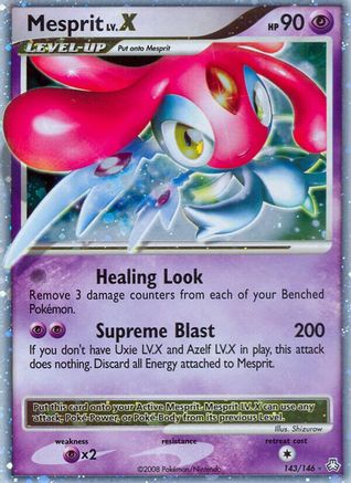 Mesprit LV.X - Holofoil Legends Awakened - Ultra Rare