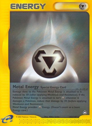 Metal Energy - Reverse Holofoil Aquapolis - Rare