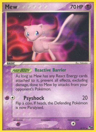Mew/017 POP Series 4 - Rare