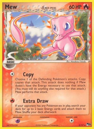 Mew (Delta Species) - Holofoil POP Series 5 - Rare