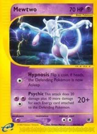 Mewtwo (56) - Reverse Holofoil Expedition - Rare