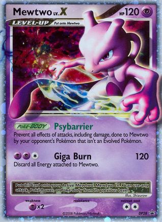 Mewtwo LV.X - DP28 - Holofoil Diamond and Pearl Promos - Promo