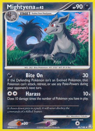 Mightyena - Reverse Holofoil Legends Awakened - Uncommon