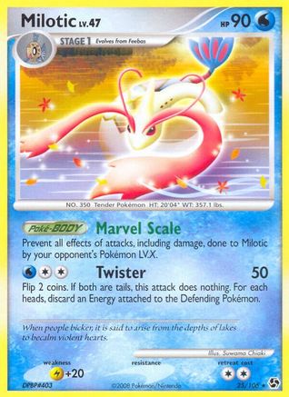 Milotic - Reverse Holofoil Great Encounters - Rare
