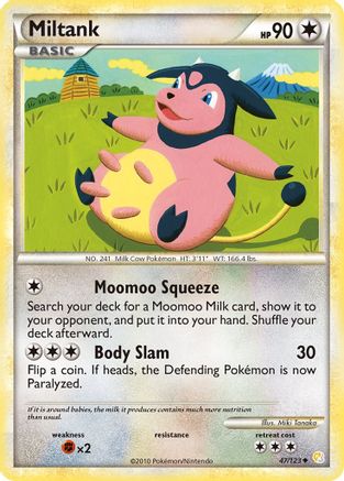 Miltank 047 HeartGold SoulSilver - Uncommon