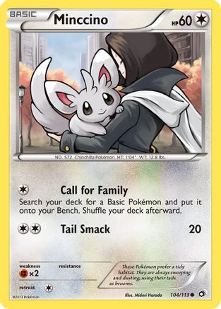 Minccino 104 Legendary Treasures - Common