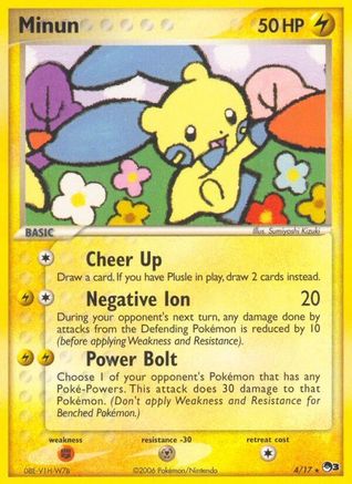 Minun/017 - Holofoil POP Series 3 - Rare