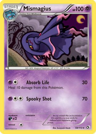 Mismagius 058/113 Legendary Treasures - Rare