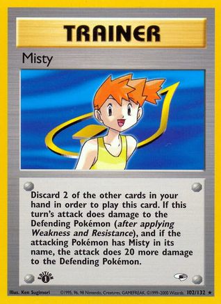 Misty (102) (102) 102 - Unlimited Gym Heroes - Rare