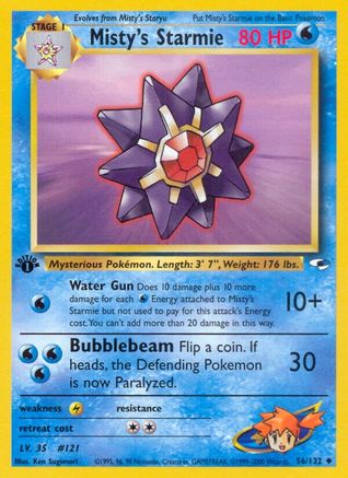 Misty's Starmie 056 - 1st Edition Gym Heroes - Uncommon