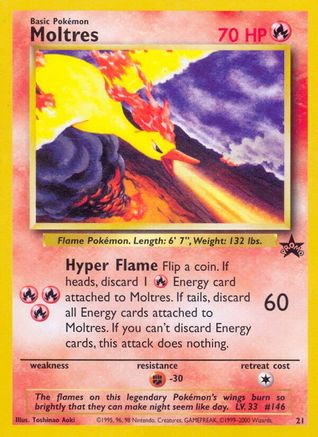 Moltres 021 WoTC Promo - Promo