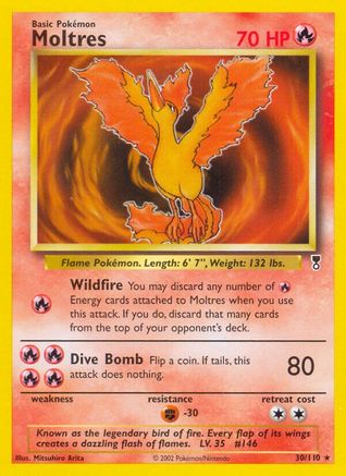 Moltres - Reverse Holofoil Legendary Collection - Rare
